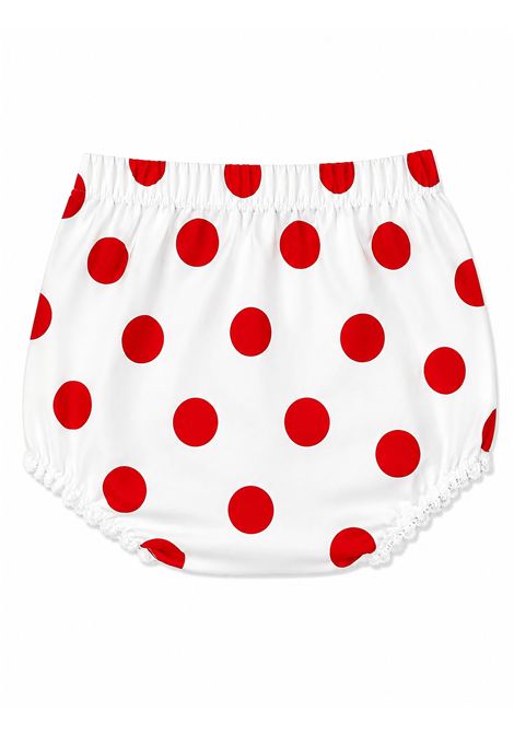 Coulotte a pois CUCU' LAB | ROMEOPOPELINE POIS ROSSO
